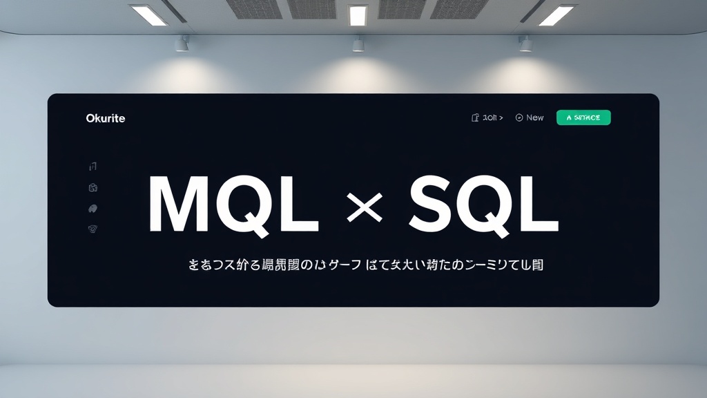 MQLとSQLを見極めるための重要な指標